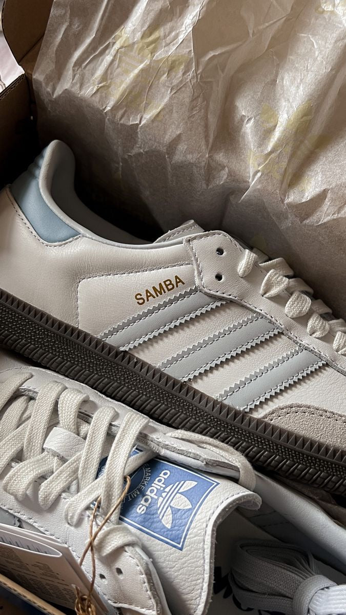 Adidas samba halo bleu