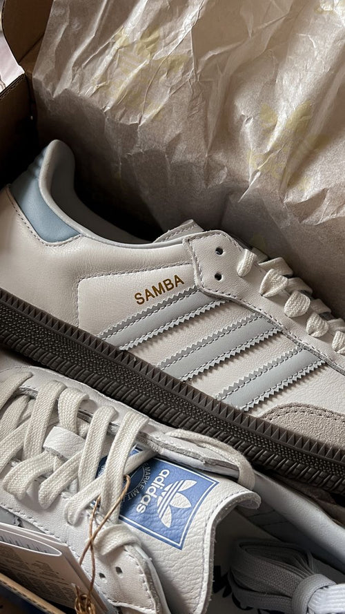 Adidas samba halo bleu