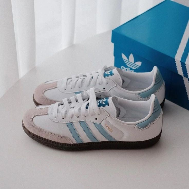 Adidas samba halo bleu