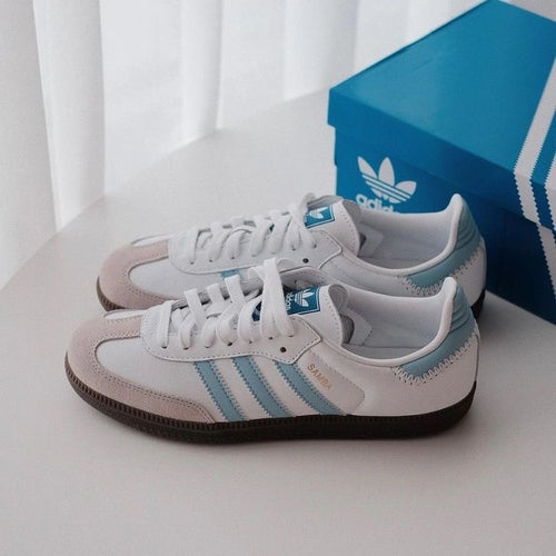 Adidas samba halo bleu