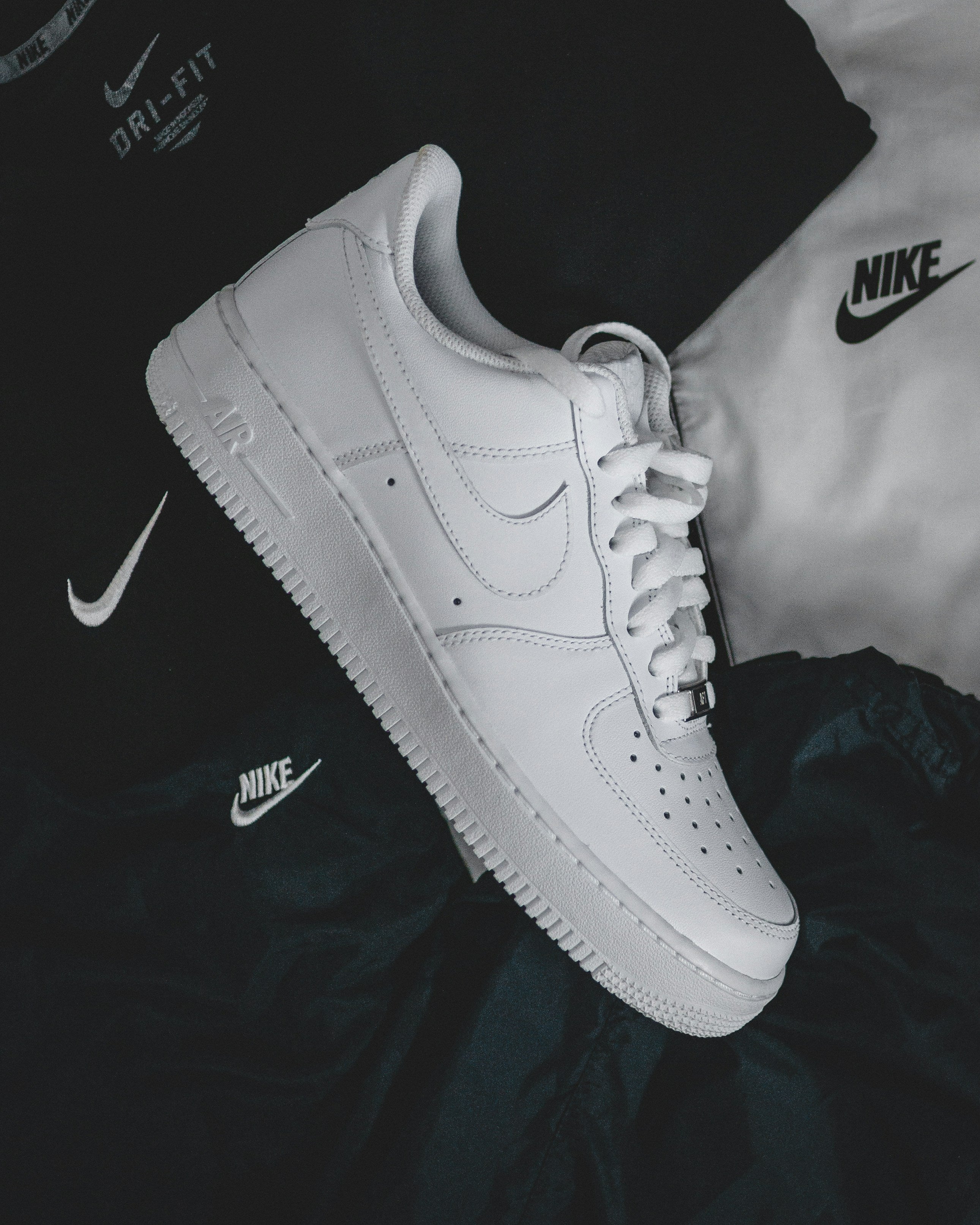 nike air force one white white